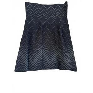 Max Studio Chevron Print Flare Skirt Size S/M